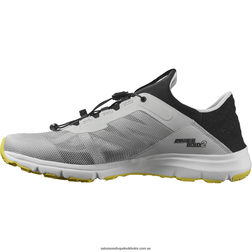 Salomon månsten/svart/smörblomma sandaler för män - Amphib bold 2 T82RP1081