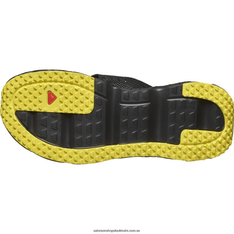 Salomon svart/smörblomma återhämtningsskor för män - reelax break 6.0 T82RP1487