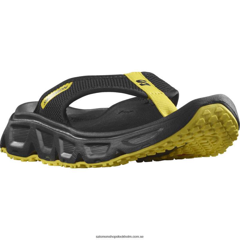 Salomon svart/smörblomma återhämtningsskor för män - reelax break 6.0 T82RP1487