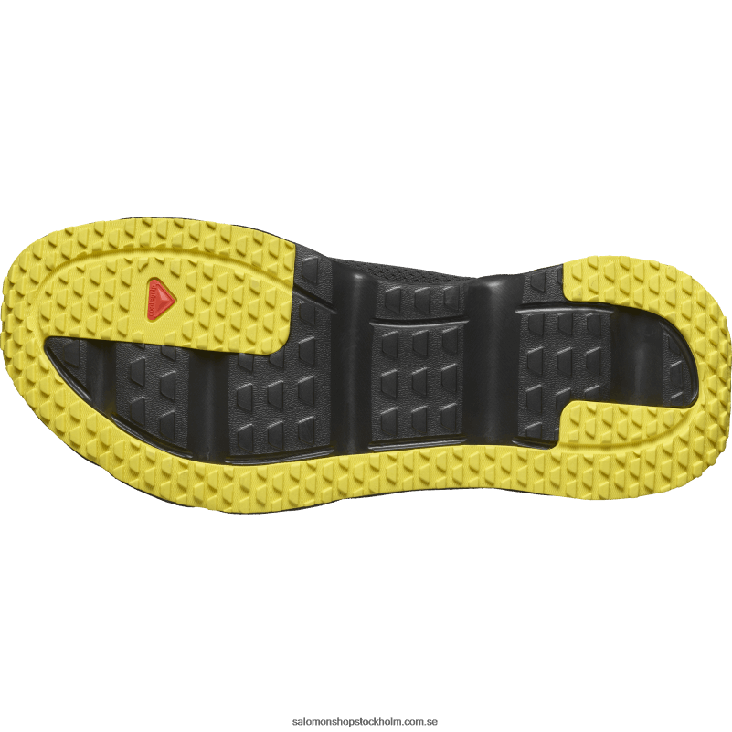 Salomon svart/smörblomma återhämtningsskor för män - reelax slide 6.0 T82RP1488