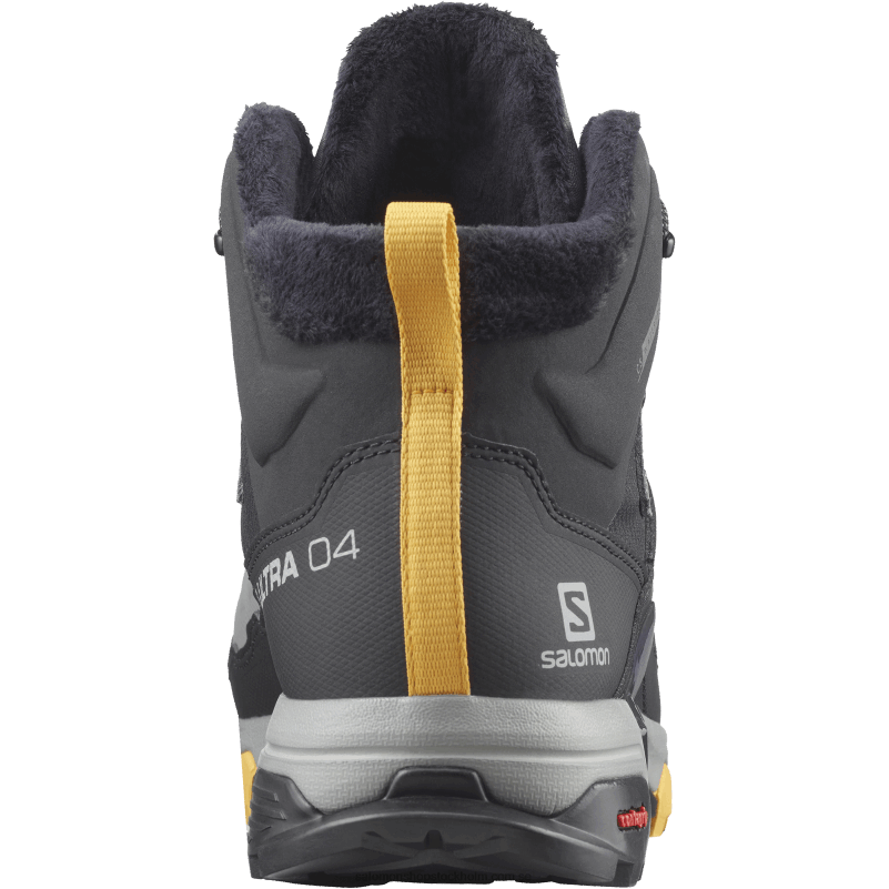 Salomon tyst nyans/svart/varm aprikos vinterstövlar för män - x ultra 4 mid winter thinsulate clima vattentät T82RP1080