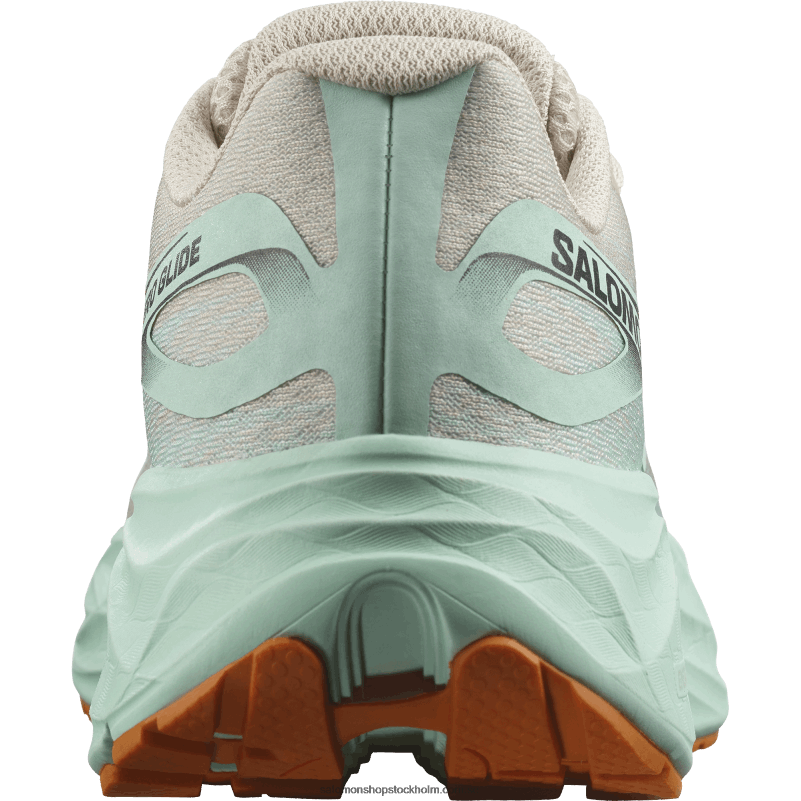 Salomon blekt sand/yucca/apelsinpeppar löparskor för män - aero glide T82RP1066