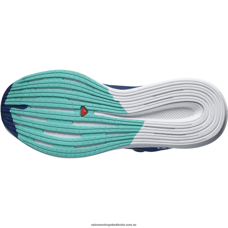 Salomon godsblå/bländande blå/mintblad löparskor för män - spectur T82RP1076