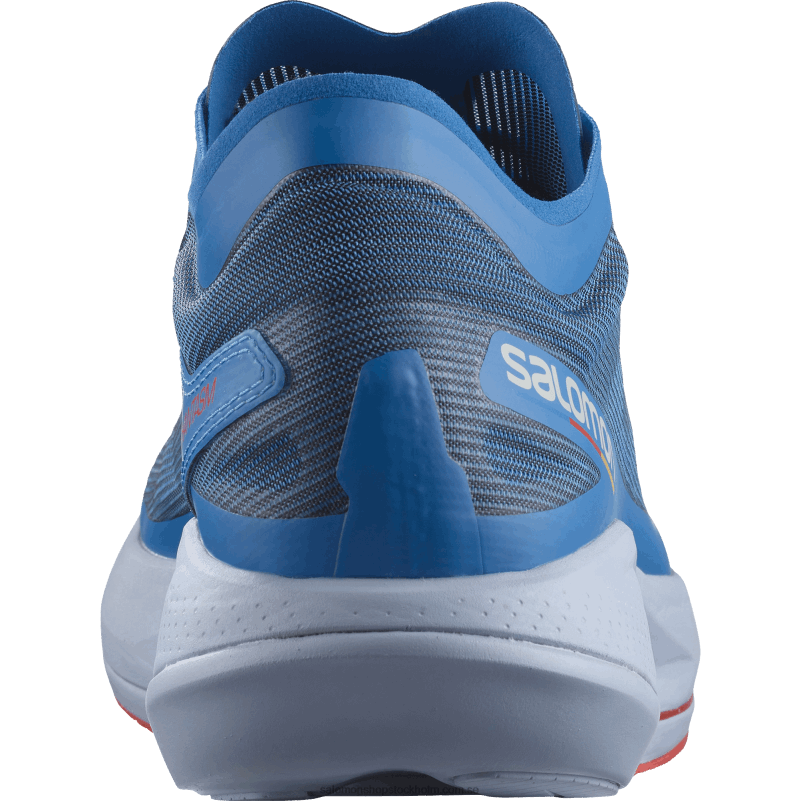 Salomon indigo bunting/kentucky blå/vallmoröd löparskor för män - fantasm T82RP1073