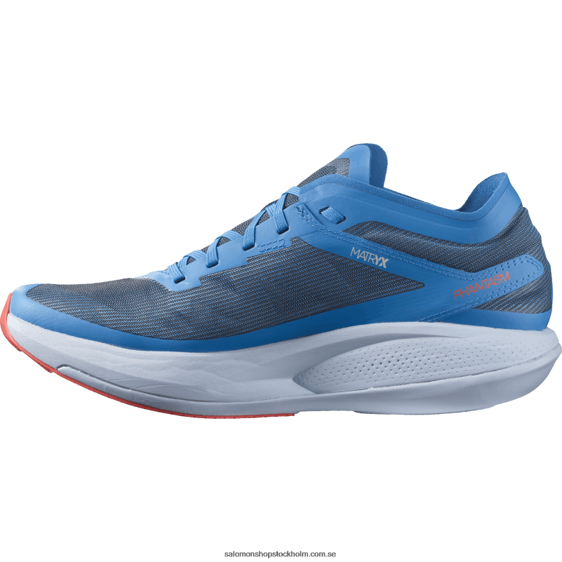 Salomon indigo bunting/kentucky blå/vallmoröd löparskor för män - fantasm T82RP1073