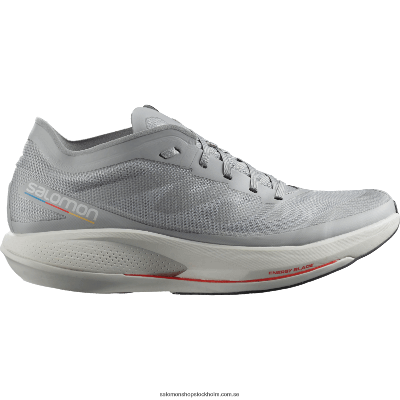 Salomon legering/månsten/vallmoröd löparskor för män - fantasm T82RP1074