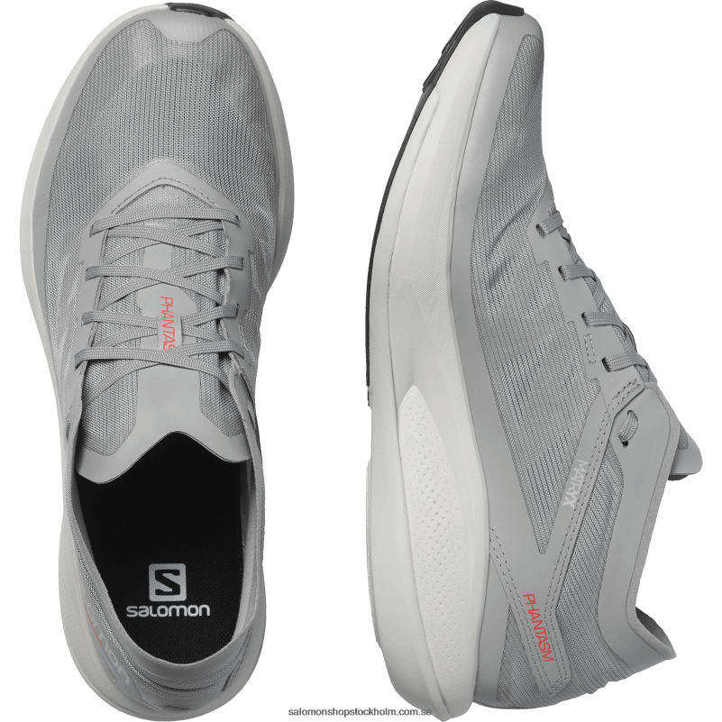 Salomon legering/månsten/vallmoröd löparskor för män - fantasm T82RP1074
