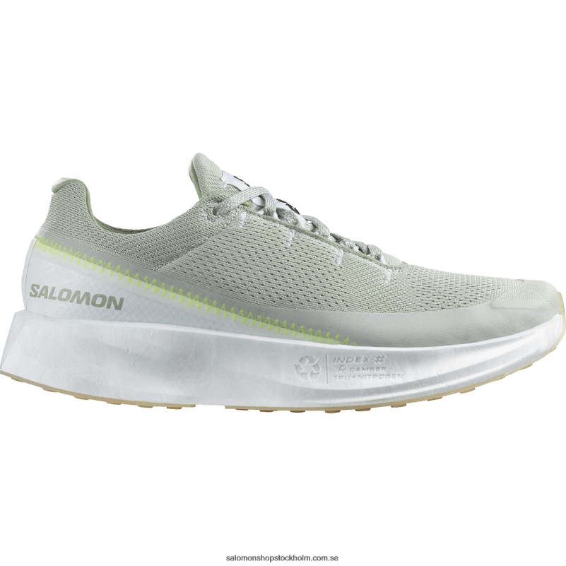 Salomon vit/ökensalvia/säkerhetsgul löparskor för män - index 02 T82RP1070