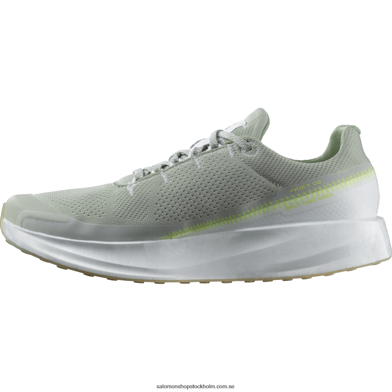 Salomon vit/ökensalvia/säkerhetsgul löparskor för män - index 02 T82RP1070