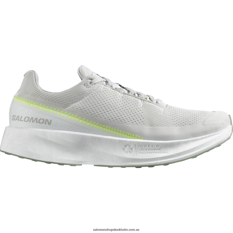 Salomon vit/månsten/säkerhetsgul löparskor för män - index 02 T82RP1069