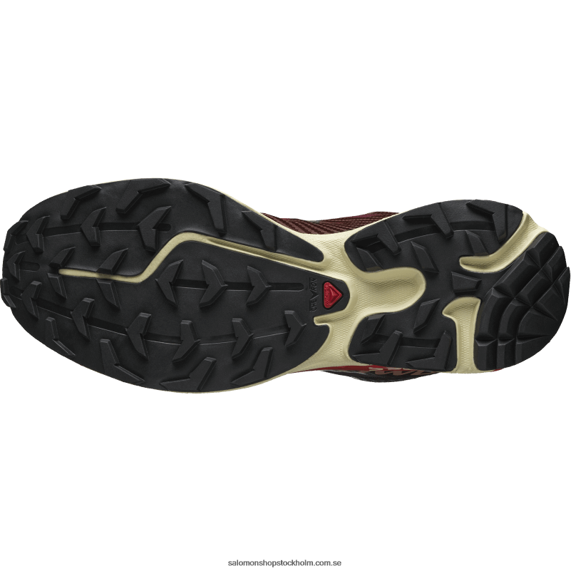 Salomon bitter choklad/mockamousse/eldröd sportskor för män - xt-4 T82RP219