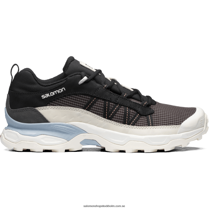 Salomon choklad plommon/vaniljglass/zenblått mäns sportstyle skor - skydd lågt läder T82RP173