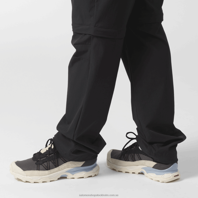 Salomon choklad plommon/vaniljglass/zenblått mäns sportstyle skor - skydd lågt läder T82RP173