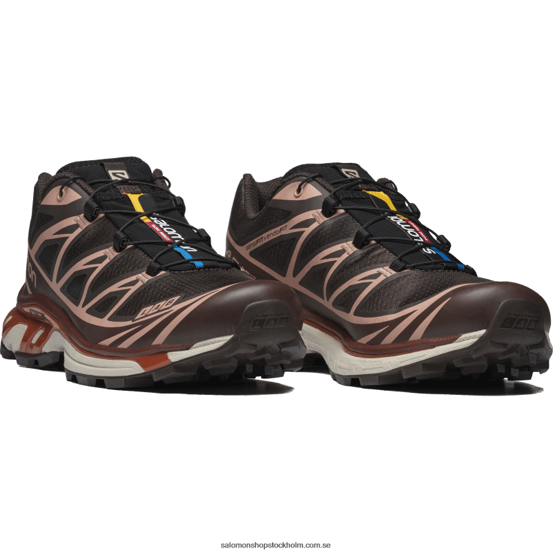 Salomon delicioso/chokladfondant/persika beige sportskor för män - xt-6 T82RP87