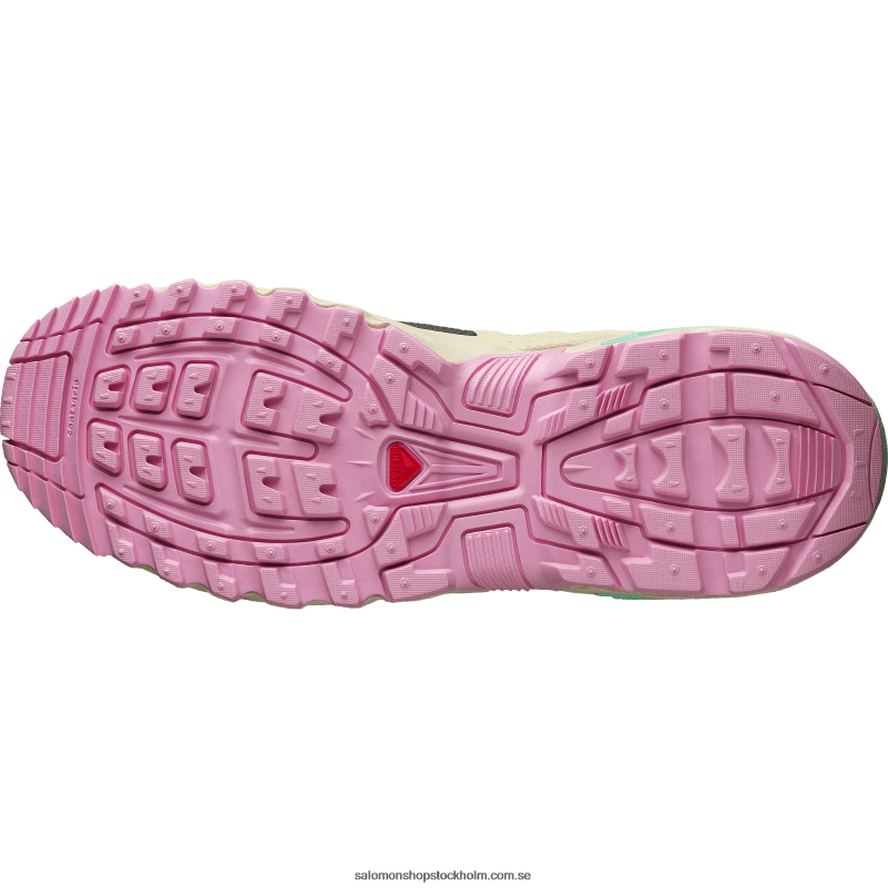 Salomon ebenholts/mossa/kexgrönt sportskor för män - acs + T82RP144