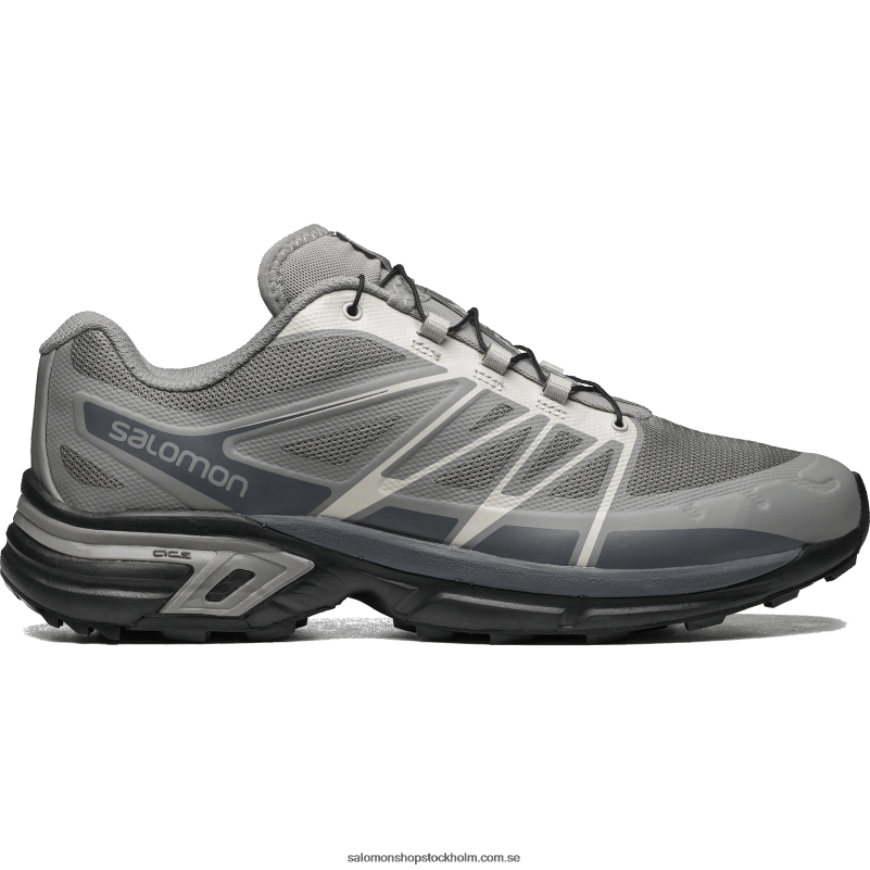 Salomon frostgrå/stormigt väder/fantom sportskor för män - xt-wings 2 T82RP189