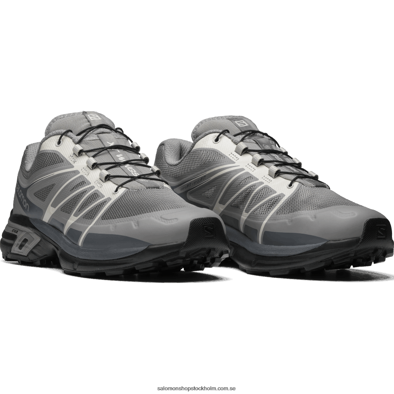 Salomon frostgrå/stormigt väder/fantom sportskor för män - xt-wings 2 T82RP189