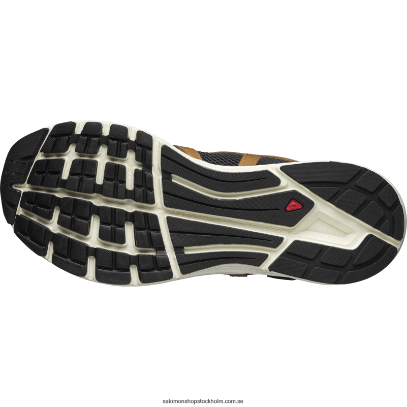 Salomon gummi/vaniljglass/mörk safir sportskor för män - techsonic läder T82RP177