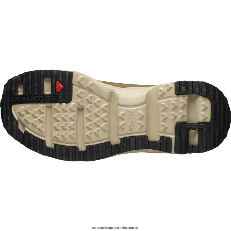Salomon känguru/safari/svart sportsko för män - rx slide leather advanced T82RP182