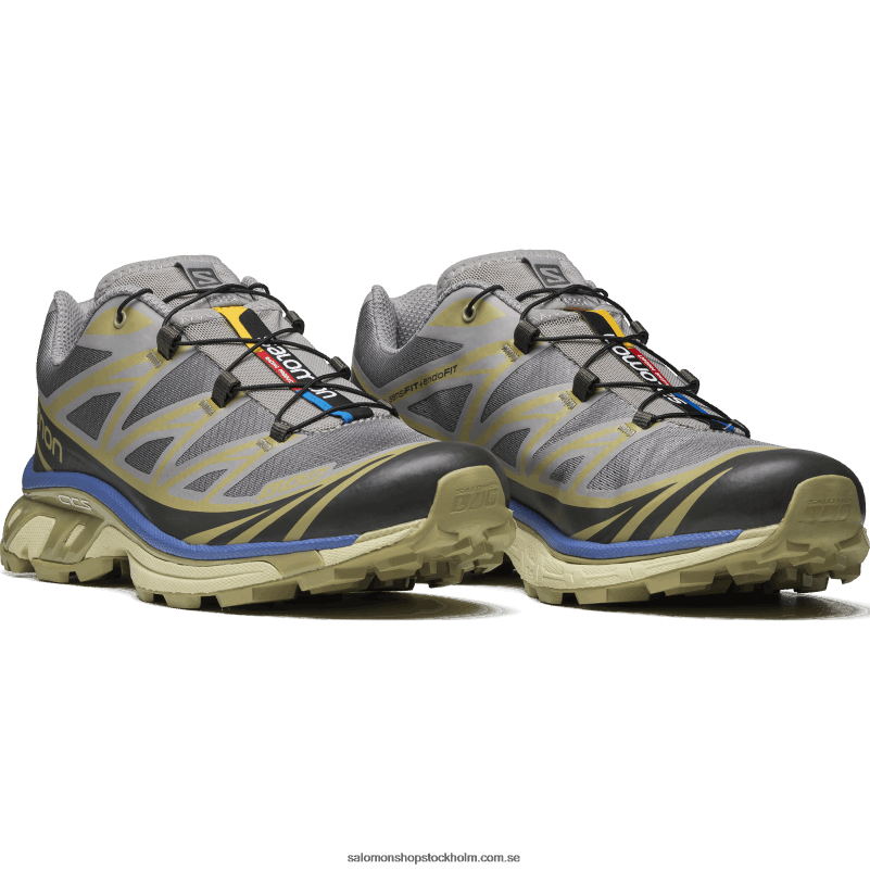 Salomon mås/granada himmel/grågrön sportskor för män - xt-6 T82RP76