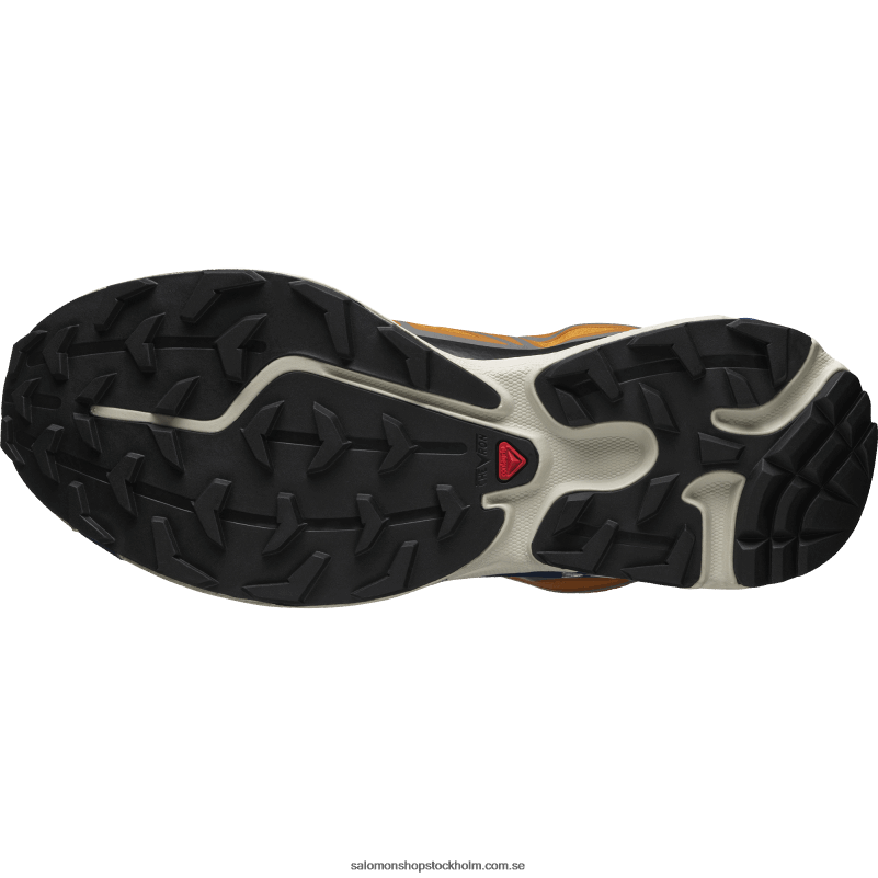 Salomon marmelad/svart/marinblå pion sportskor för män - xt-6 gore-tex verktyg T82RP127
