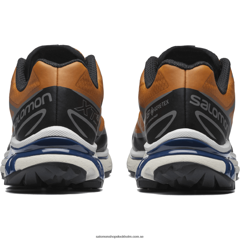 Salomon marmelad/svart/marinblå pion sportskor för män - xt-6 gore-tex verktyg T82RP127