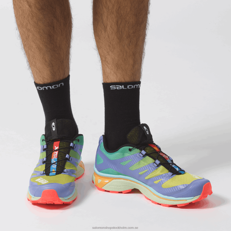 Salomon nattljus/mintblad/lolit sportskor för män - xt-4 T82RP216