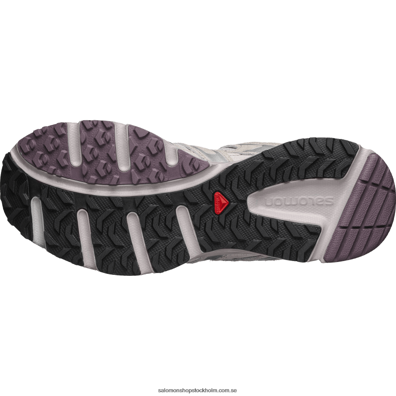 Salomon plommonkattunge/aska av rosor/ftw silver sportskor för män - x-mission 4 mocka T82RP168