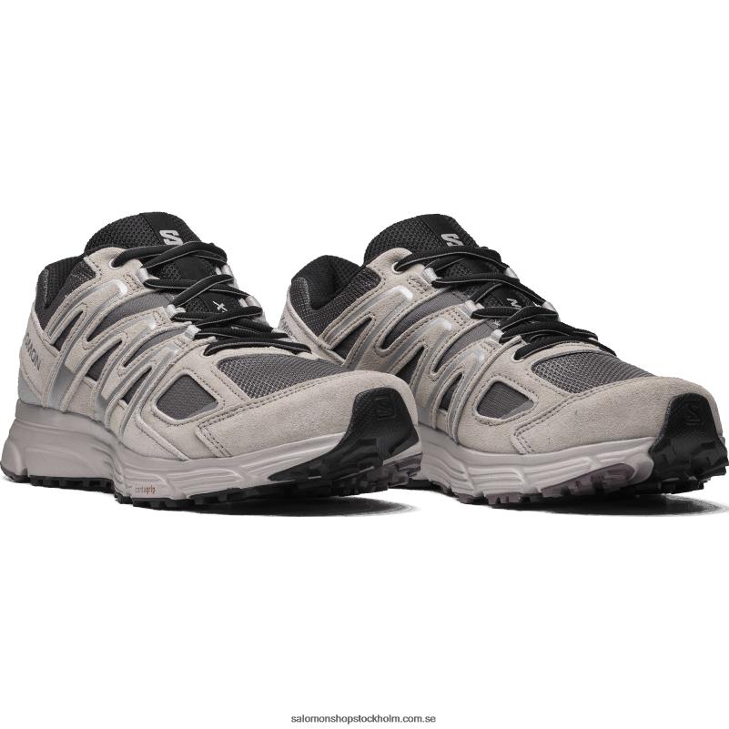 Salomon plommonkattunge/aska av rosor/ftw silver sportskor för män - x-mission 4 mocka T82RP168