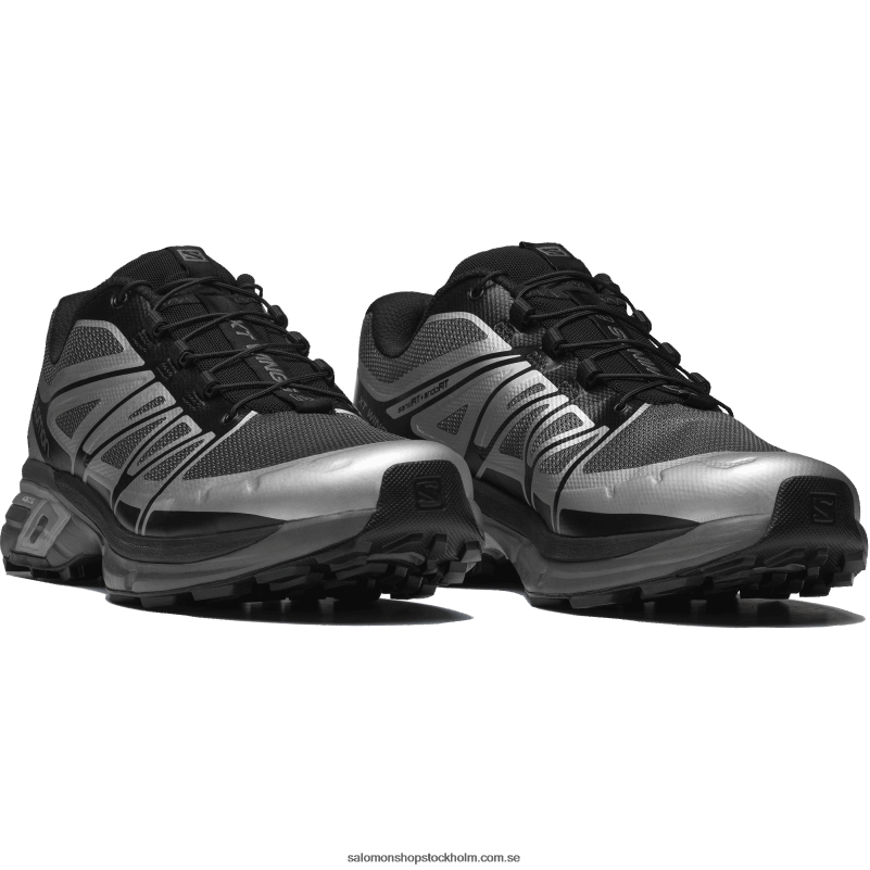 Salomon silver/tyst nyans/svart sportskor för män - xt-wings 2 T82RP188