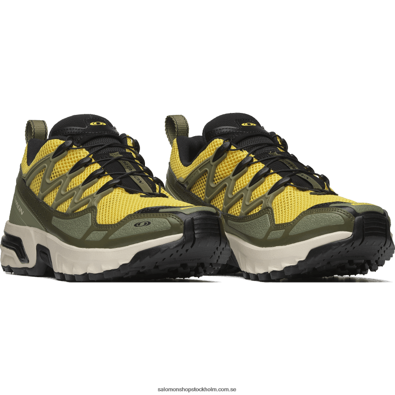 Salomon smörblomma/olivnatt/svart sportskor för män - acs + og T82RP68