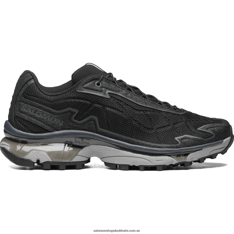 Salomon svart/ebenholts/frostgrå sportskor för män - xt-slate advanced T82RP153