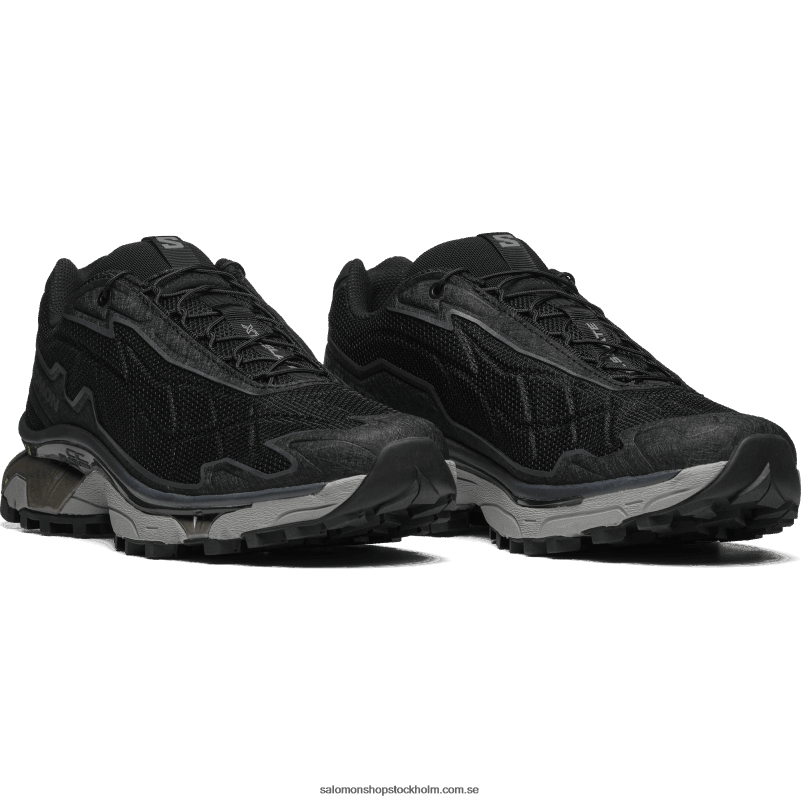 Salomon svart/ebenholts/frostgrå sportskor för män - xt-slate advanced T82RP153