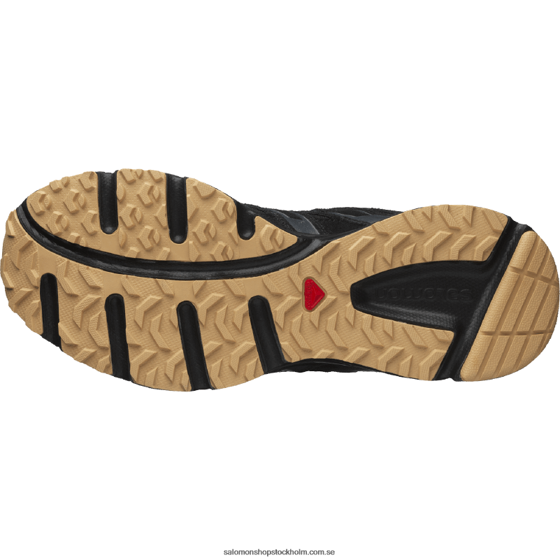 Salomon svart/ebenholts/gum3 sportskor för män - x-mission 4 mocka T82RP165