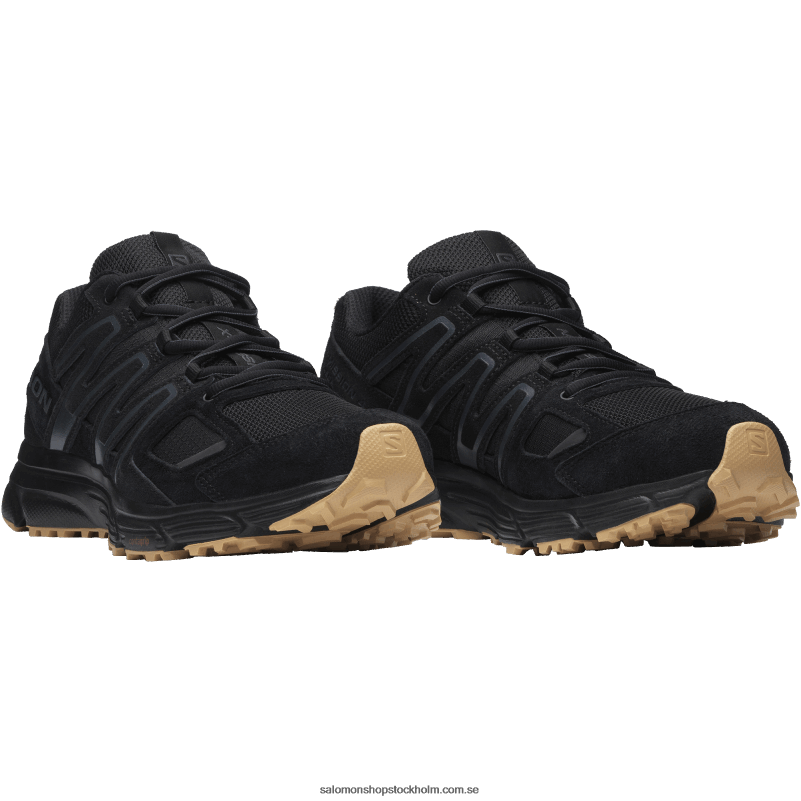 Salomon svart/ebenholts/gum3 sportskor för män - x-mission 4 mocka T82RP165