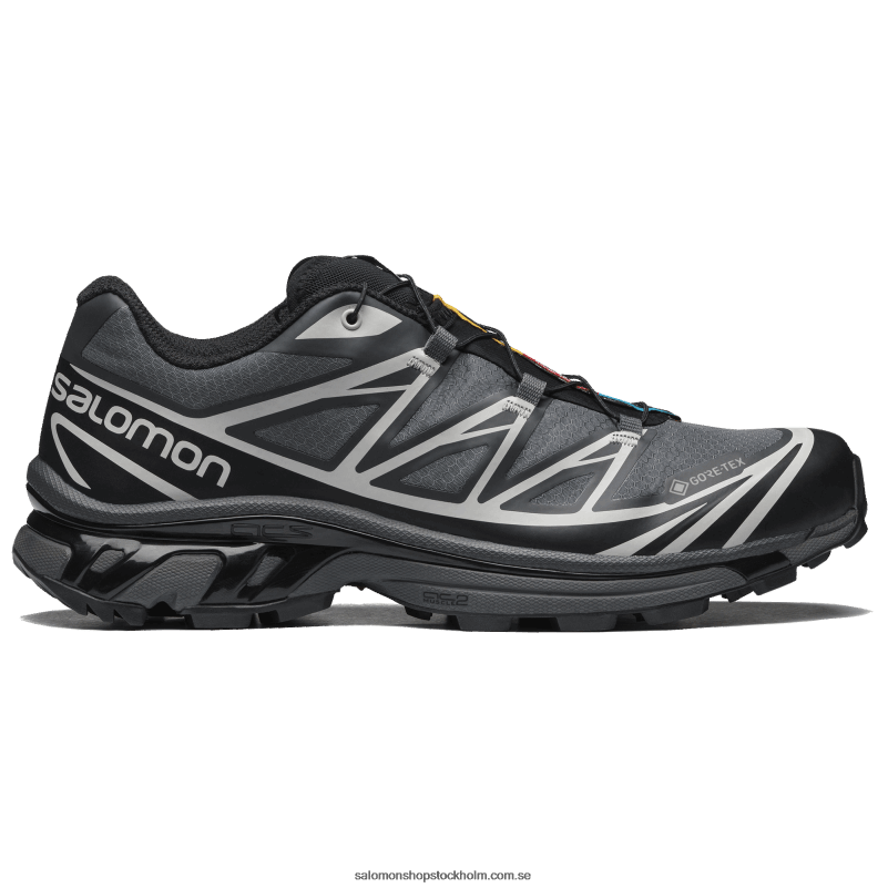 Salomon svart/ebenholts/månsten sportskor för män - xt-6 gore-tex T82RP131