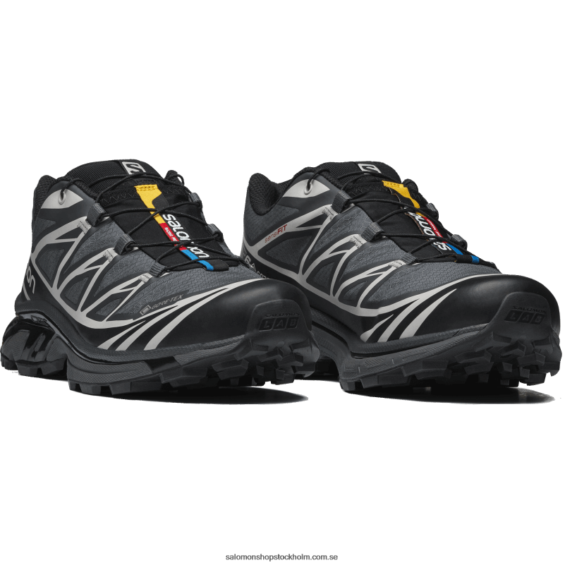 Salomon svart/ebenholts/månsten sportskor för män - xt-6 gore-tex T82RP131