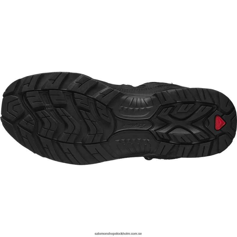 Salomon svart/ebenholts sportskor för män - quest 3 4d gore-tex T82RP214