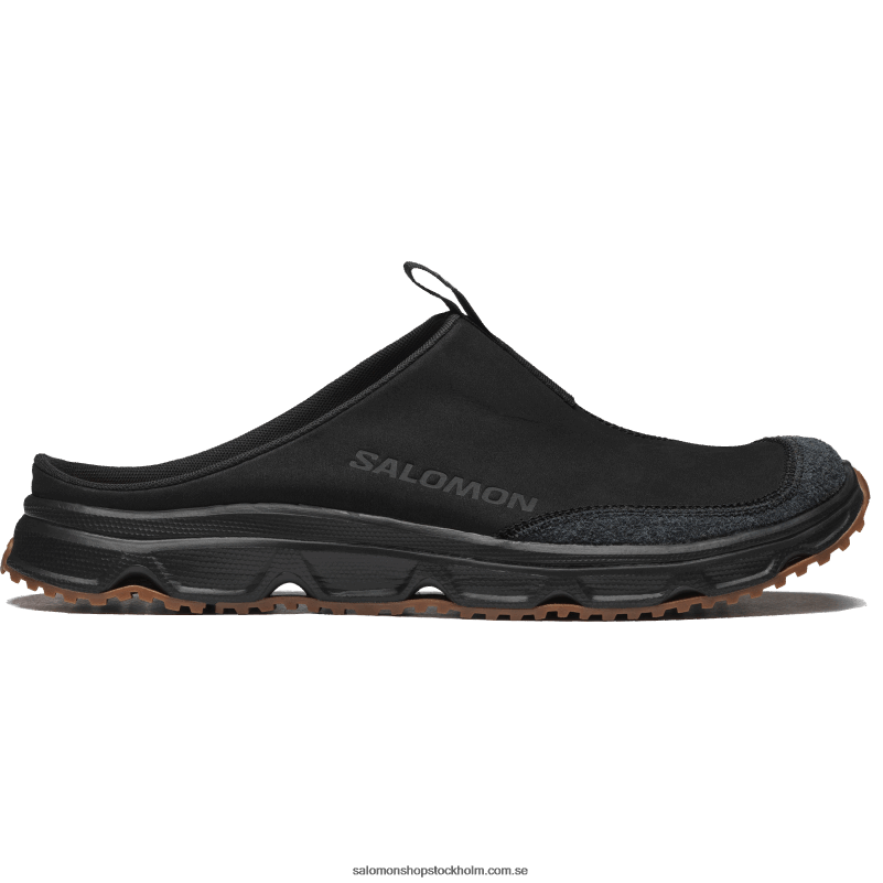 Salomon svart/gum8 sportsko för män - rx slide leather advanced T82RP183