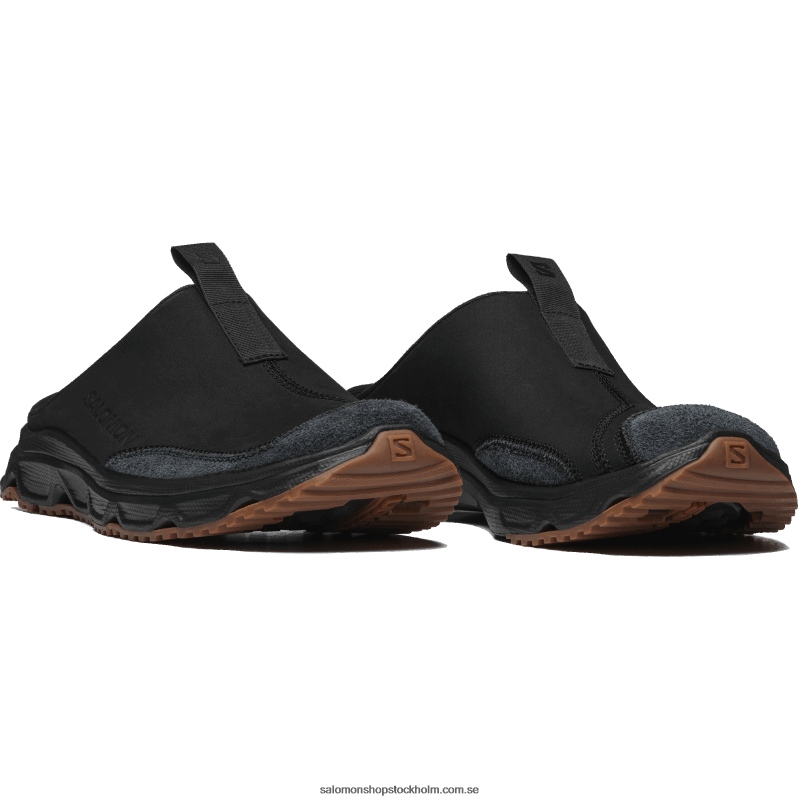 Salomon svart/gum8 sportsko för män - rx slide leather advanced T82RP183