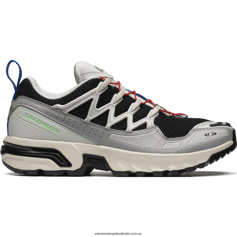 Salomon svart/månsten/legering sportskor för män - acs + og T82RP67