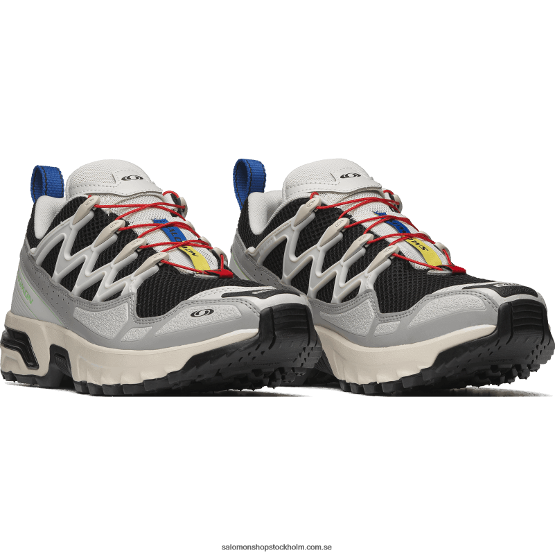 Salomon svart/månsten/legering sportskor för män - acs + og T82RP67
