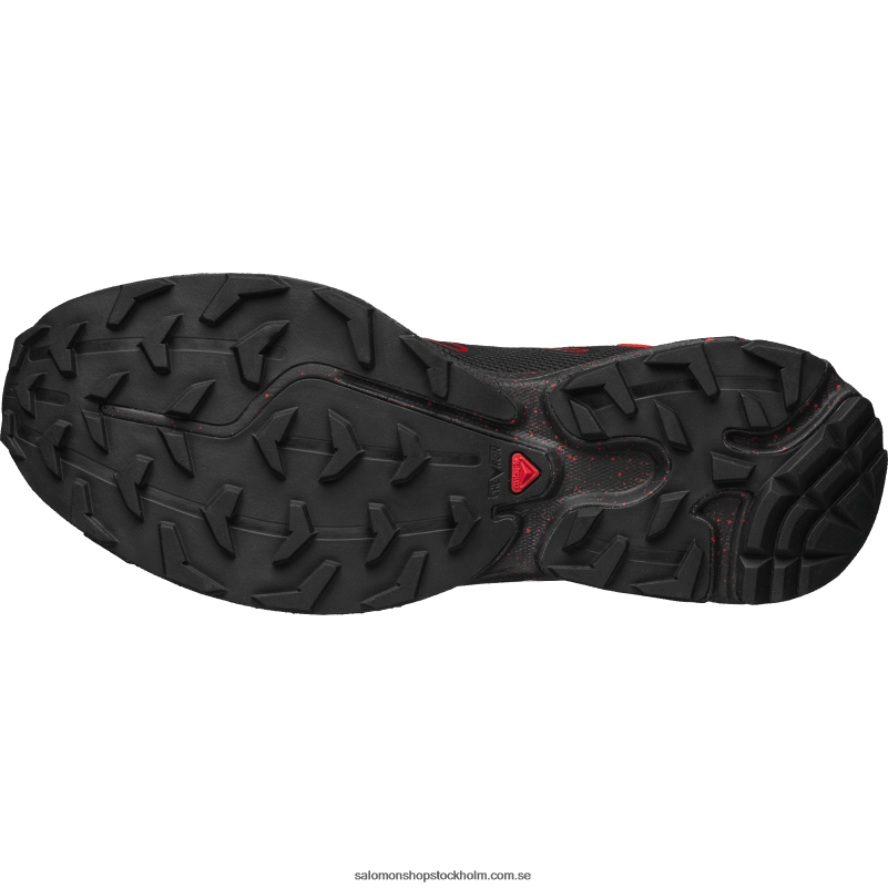 Salomon svart/magnet/eldröd sportskor för män - xt-rush 2 T82RP106