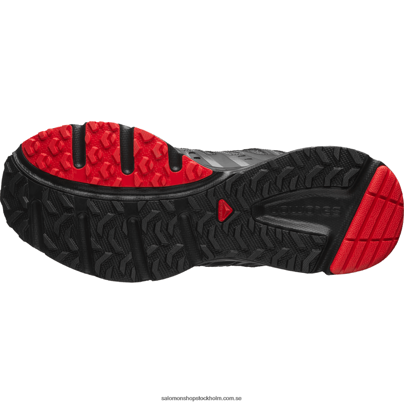 Salomon svart/silver metallic x/racing röd sportskor för män - x-mission 3 T82RP203
