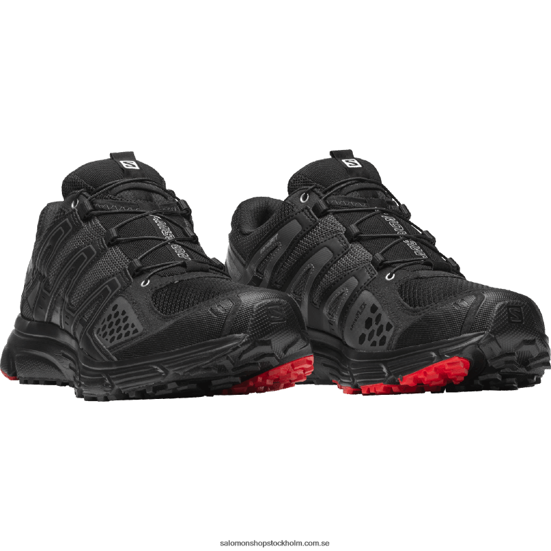 Salomon svart/silver metallic x/racing röd sportskor för män - x-mission 3 T82RP203