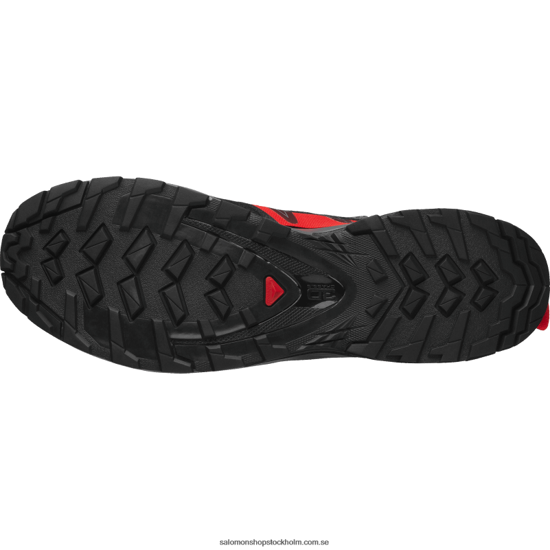 Salomon svart/tyst nyans/körsbärstomat sportskor för män - xa cover T82RP212