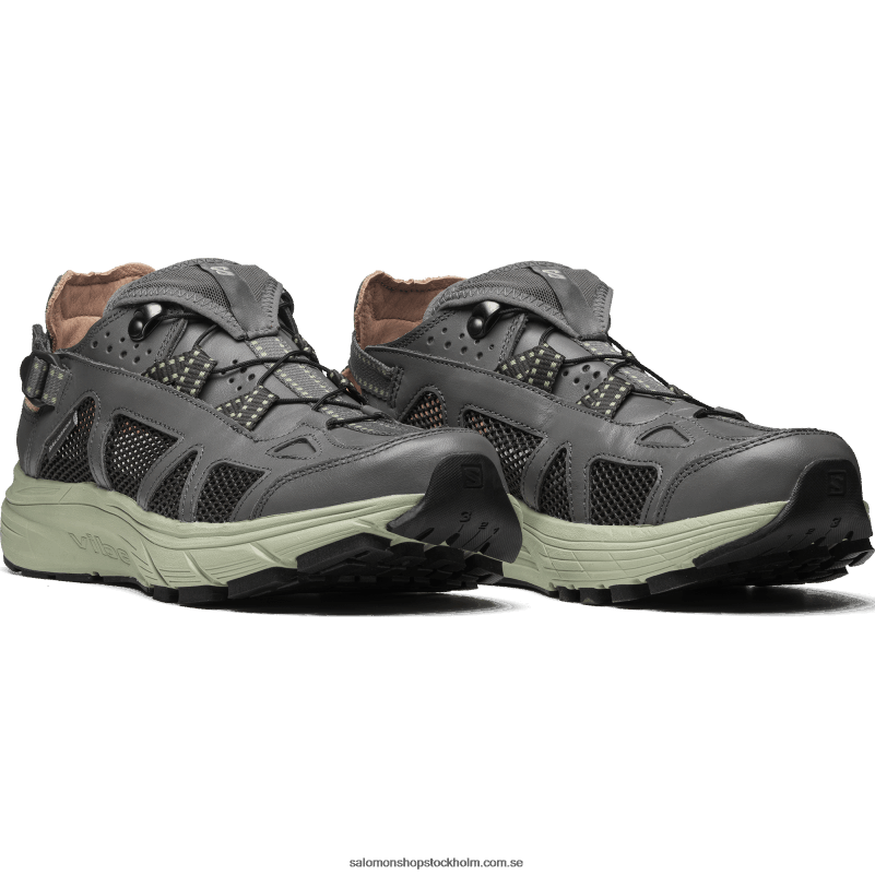 Salomon tenn/ökensalvia/beluga sportskor för män - techsonic läder T82RP176