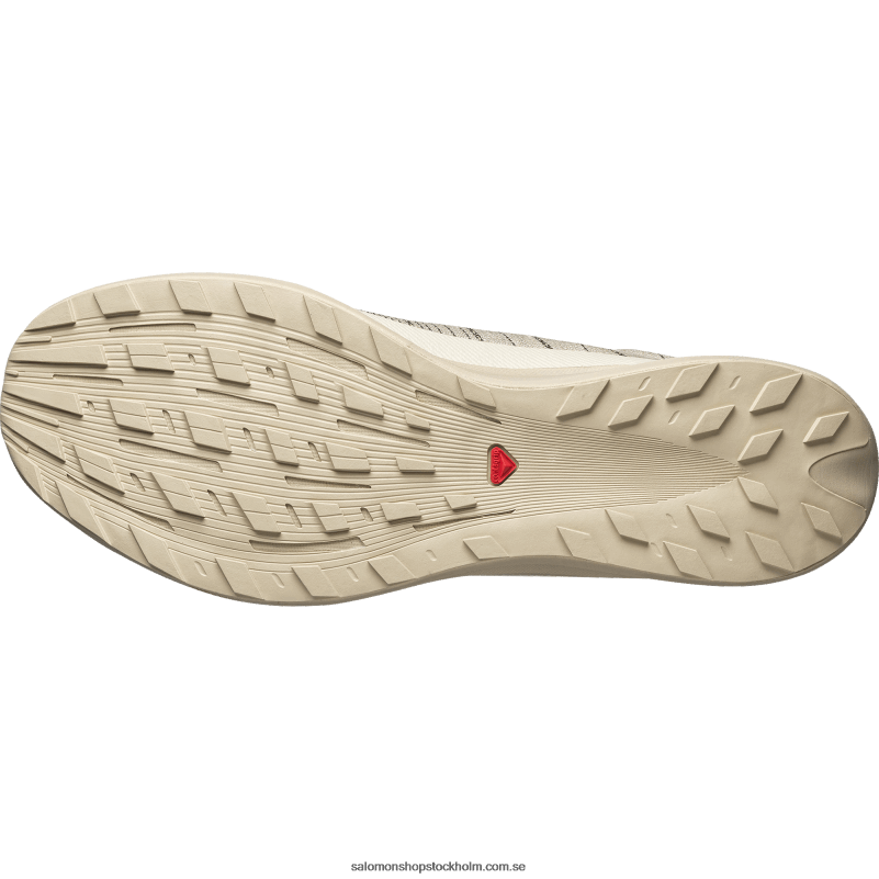 Salomon vaniljglass/fjädergrå/eldröd sportskor för män - pulsar advanced T82RP141