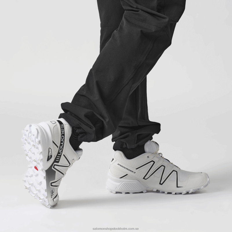 Salomon vit/legering sportskor för män - speedcross 3 T82RP178