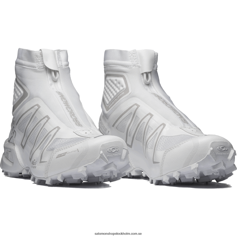 Salomon vit/månsten sportskor för män - snowcross T82RP129